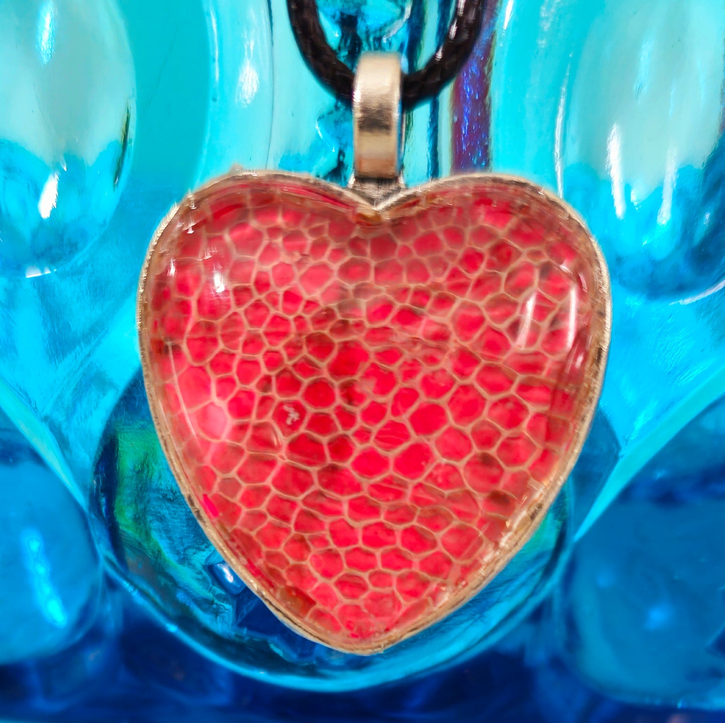 "Rocky Balboa" the Boa Constrictor Shed Skin Necklace